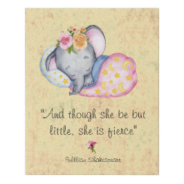 Spipande elefant Little but Fierce Nursery Art