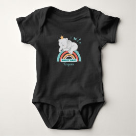 Spipande elefant på Rainbow Personlig T Shirt