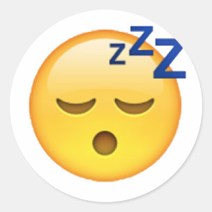 Spipande - Emoji Runt Klistermärke