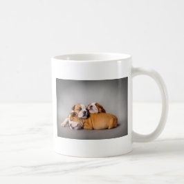 Spipande engelsk bulldog kaffemugg