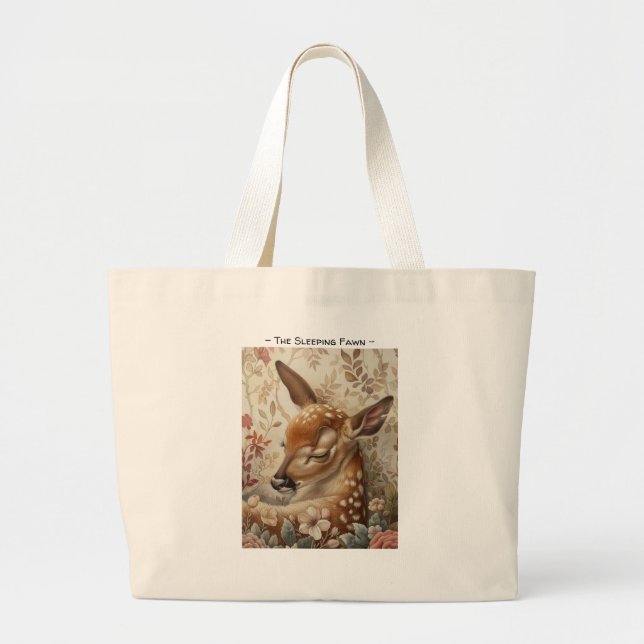 Spipande Fawn 2 Tote Bag Jumbo Tygkasse (Framsidan)