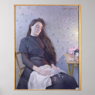 Spipande Flower Girl, 1892 Poster
