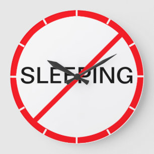 Spipande förbjudet! stor klocka