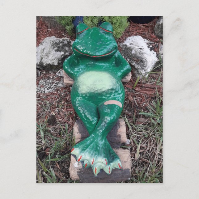 Spipande Frog... Vykort (Framsida)