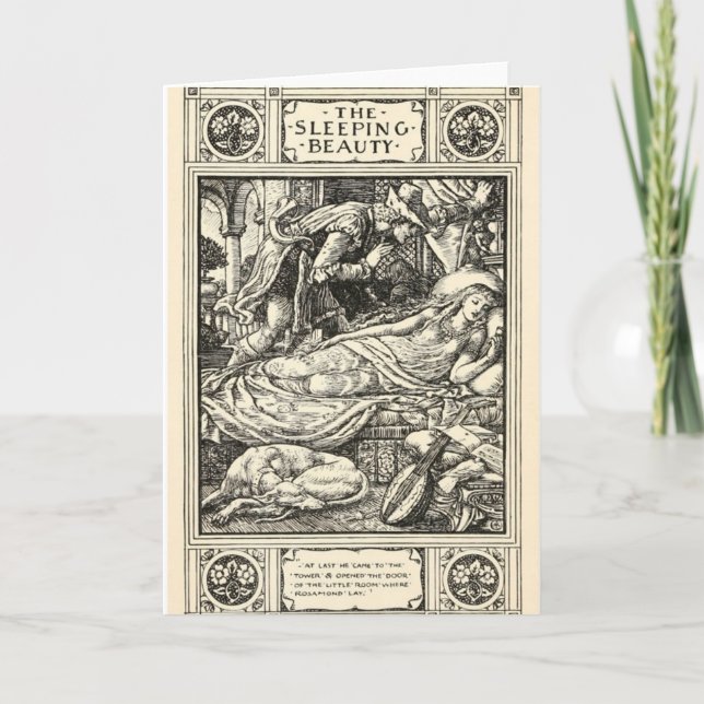 Spipande hälsningskort kort (Framsida)