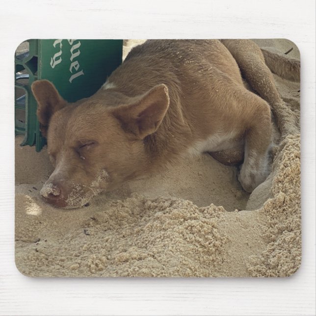 Spipande hund musmatta (Framsidan)