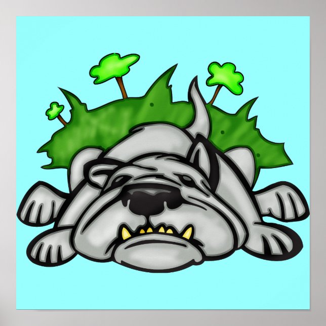 Spipande Hund Poster (Framsidan)