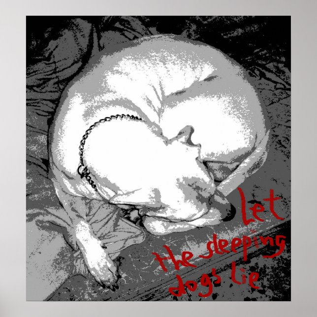 Spipande hund (poster) poster (Framsidan)