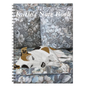 Spipande Jack Russell Anteckningsbok