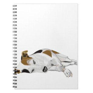 Spipande Jack Russell Anteckningsbok