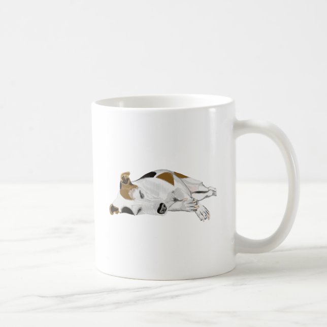 Spipande Jack Russell Kaffemugg (Höger)