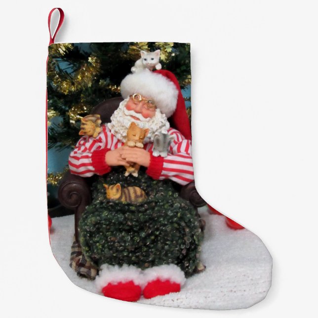 Spipande julklapp och Kittens julklapp Liten Julstrumpa (Framsidan)