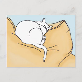 Spipande katt I Vykort