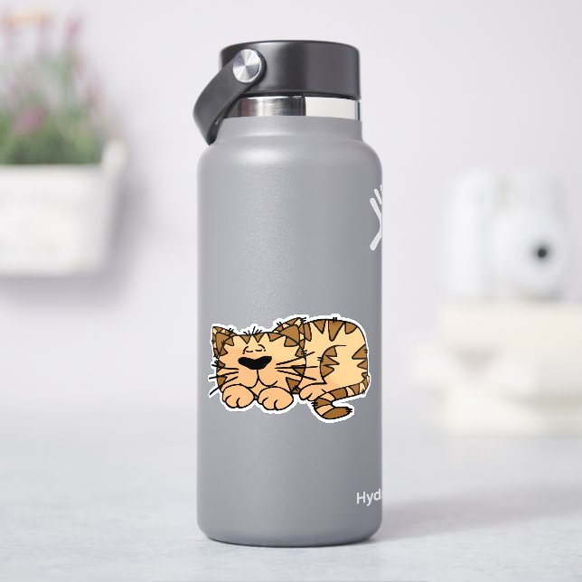 Spipande katt klistermärken (HydroFlask)