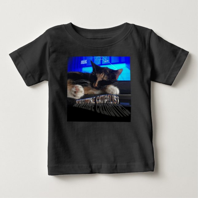 Spipande katt tee (Framsida)