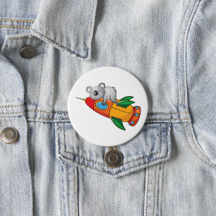 Spipande Koala på Colorful Rocket Knapp
