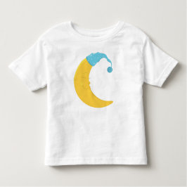 Spipande Måne, Gult Måne, Cute Måne, Nightcap T Shirt