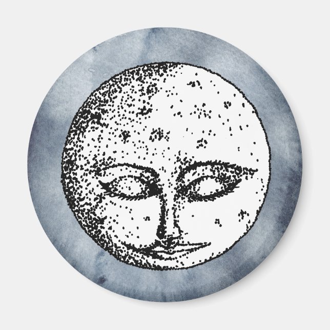 Spipande Måne Magnet (Framsidan)