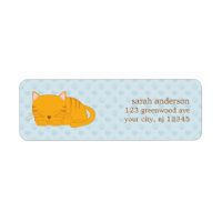 Spipande Orange Tabby katt
