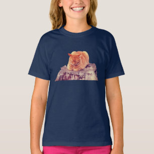 Spipande Orange Tabby katt T Shirt