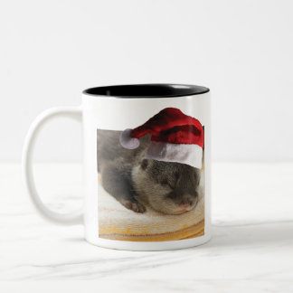 Spipande Otter Två-Tonad Mugg