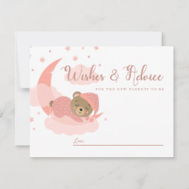 Spipande över Önskemål och biokort Måne Rådkort