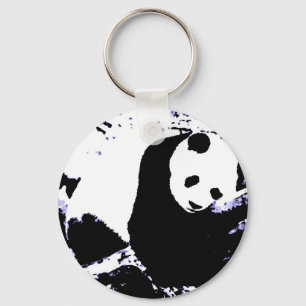 Spipande Panda Nyckelring