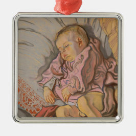 Spipande Pojke Julgransprydnad Metall