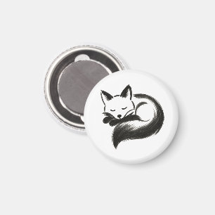 Spipande räv - Minimalistisk klaffdjursdesign på Magnet