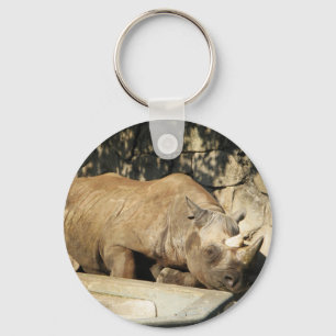 Spipande Rhino Nyckelring