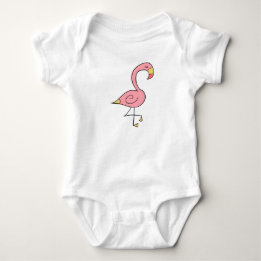Spipande rosa flamingo t shirt