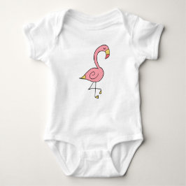 Spipande rosa flamingo t shirt