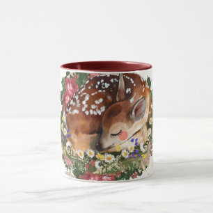 Spipande, rund animalisk grafik mugg