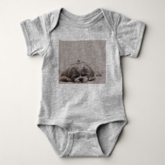 Spipande Shih tzu Baby Bodydräkt, Spipande Hund T-shirt