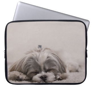 Spipande Shih tzu Laptop sleeve, Spipande Hund Sleeve