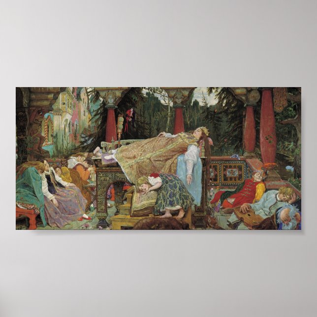 Spipande skönhet i Pavilion Poster (Framsidan)