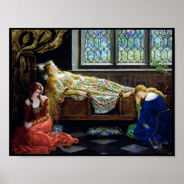 Spipande skönhet och Maidens Poster (Framsidan)