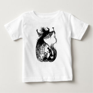 Spipande skönhet och Wicked Witch Baby T-Shirt