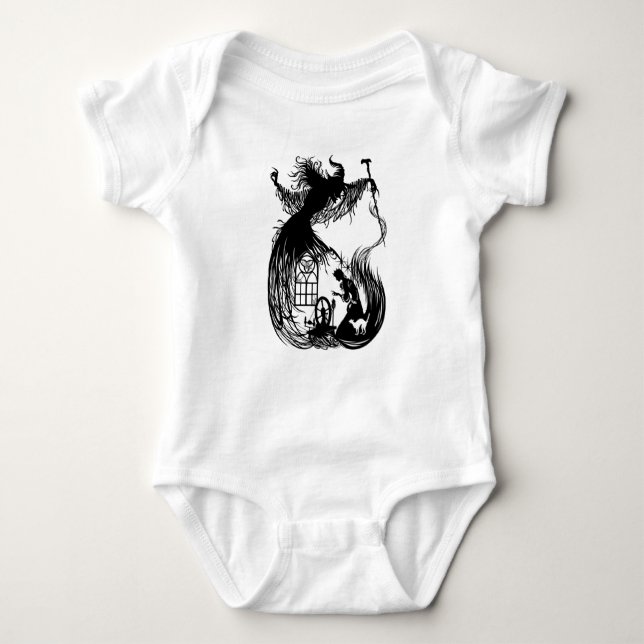 Spipande skönhet och Wicked Witch T Shirt (Framsida)