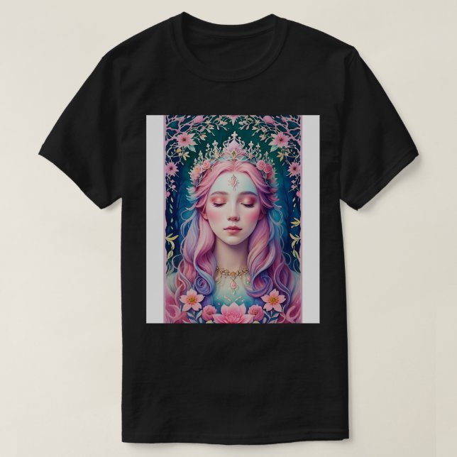 Spipande skönhet Princess T Shirt (Design framsida)