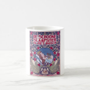 Spipande skönhet, täckmantel Art, Van Caspel Kaffemugg