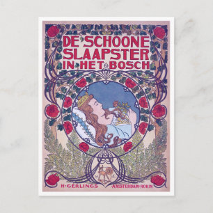 Spipande skönhet, täckmantel Art, Van Caspel Vykort