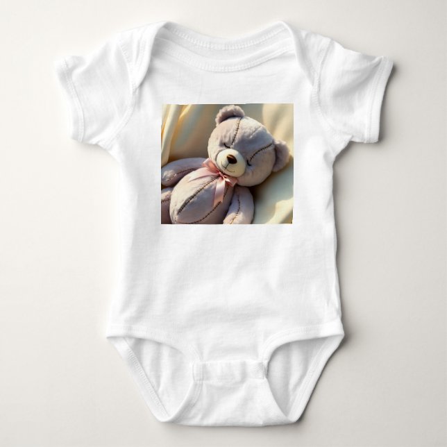 Spipande teddy t shirt (Framsida)