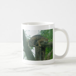 Spipande tigern på Träd, skogen, naturen, vilda Kaffemugg