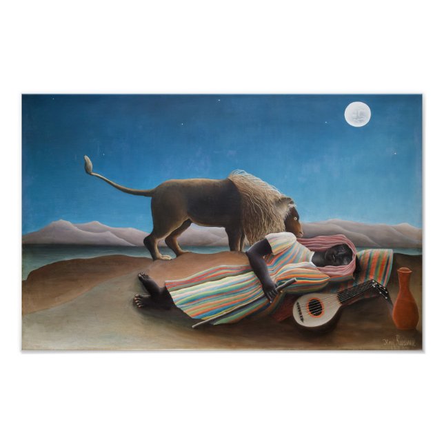 Spipande zigenare | Henri Rousseau | Fototryck (Framsidan)