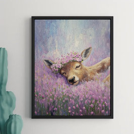 Spipdocka i Flowers Fält Poster