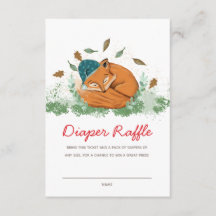 Spipfox Babyskor Diaper Raffle Biljett