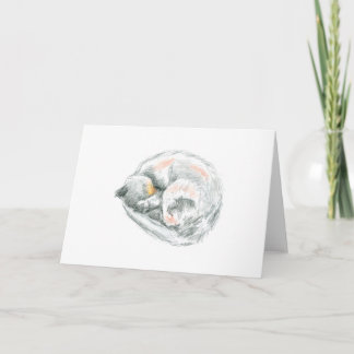 Spipkatt Teckning Helgkort