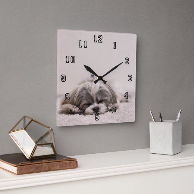 Spipor Fyrkantig Klocka (Kontor)