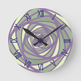 SPIRAL 4 FÄRG RUND KLOCKA